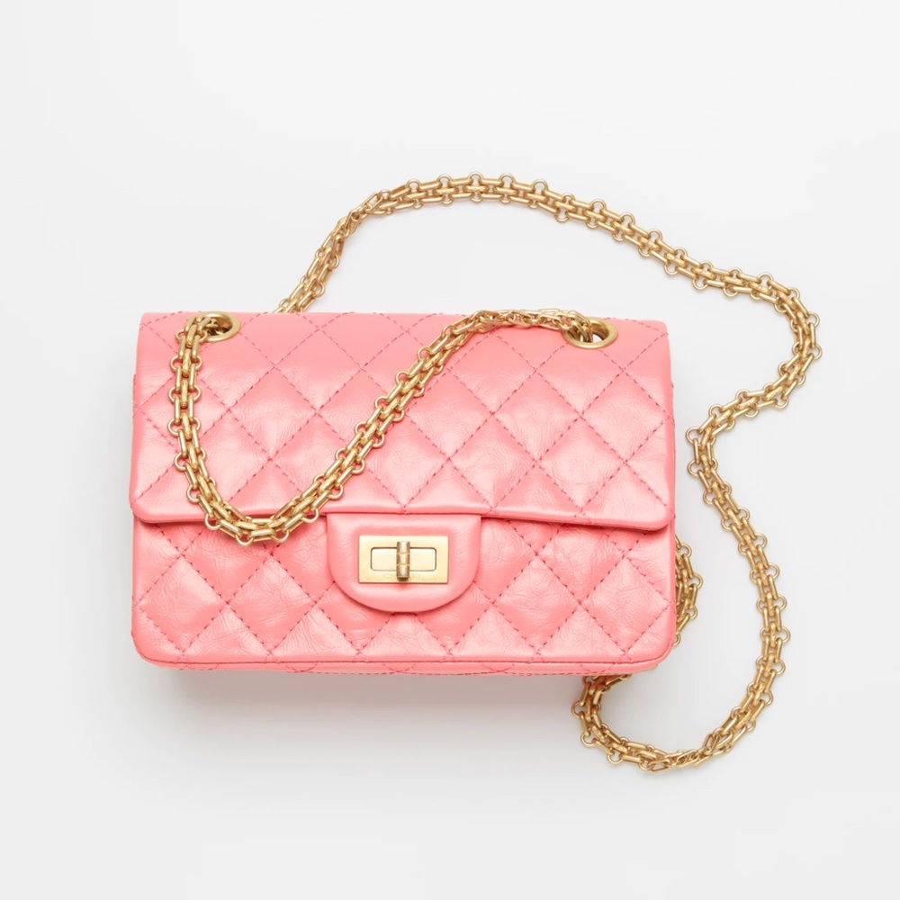 🔥SOLD🔥Chanel 22p pink mini 2.55 bag NWB